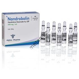 Нандролон деканоат (Nandrobolin) Alpha Pharma 10 ампул по 1мл (1амп 250 мг)