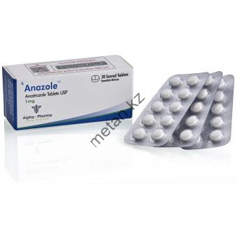 Анастрозол (Anazole) Alpha Pharma 50 таблеток (1таб 1 мг) - Казахстан