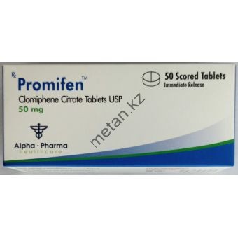 Кломид (Promifen) Alpha Pharma 50 таблеток (1таб 50 мг) - Казахстан