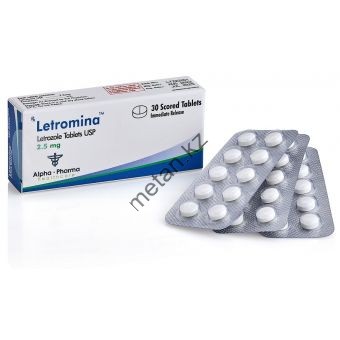 Летрозол (Letromina) Alpha Pharma 30 таблеток (1таб 2.5 мг) - Казахстан