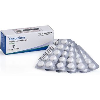 Оксиметолон (Oxydrolone) Alpha Pharma 50 таблеток (1таб 50 мг) - Казахстан