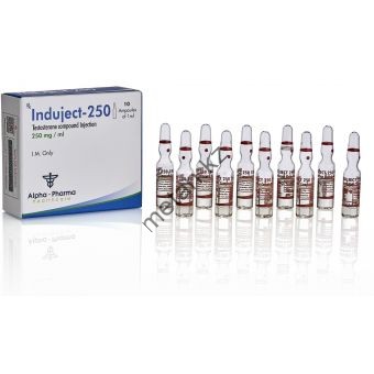 Сустанон (Induject) Alpha Pharma 10 ампул по 1мл (1амп 250 мг) - Казахстан