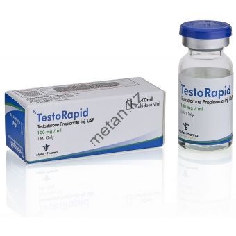 Тестостерон пропионат (TestoRapid) Alpha Pharma флакон 10 мл (100 мг/1 мл) - Казахстан