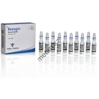 Винстрол (Rexogin) Alpha Pharma 10 ампул по 1мл (1амп 50 мг) - Казахстан