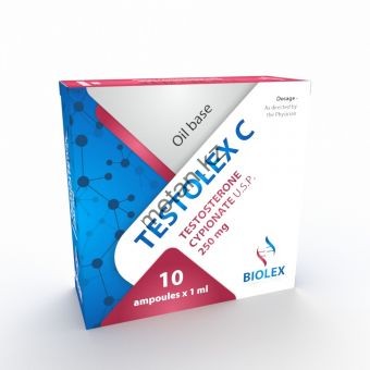 Тестостерон ципионат Biolex (10 ампул) 250мг/1мл - Казахстан