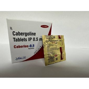 Каберголин Caberlee 4 таблетки (1 таб 0,5мг) - Казахстан