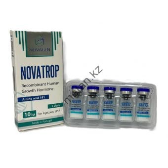 Гормон роста Novatrop Novagen 5 флаконов по 10 ед (50 ед) - Казахстан