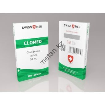 Кломид Swiss Med Clomed 100 таблеток (1 таб 50 мг) - Казахстан