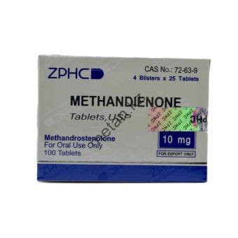 Метан ZPHC (Methandienone) 100 таблеток (1таб 10 мг) - Казахстан