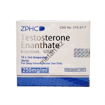 Тестостерон энантат ZPHC 10 ампул по 1мл (1амп 250 мг/1 мл) - Казахстан