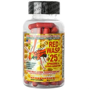 Жиросжигатель Cloma Pharma Red Wasp 25 (75 капсул) - Казахстан