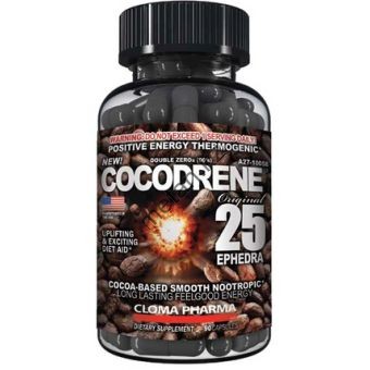 Жиросжигатель ClomaPharma Cocodrene 25 (90 капсул) - Казахстан